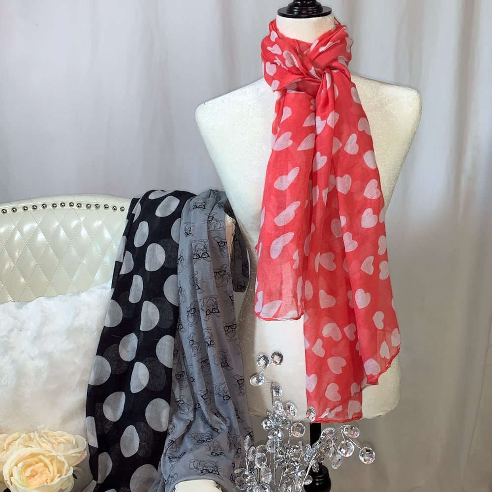 Bundle of 3 universal scarves